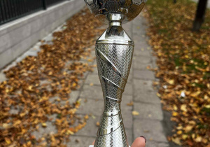 Zdjęcie srebrnego pucharu.