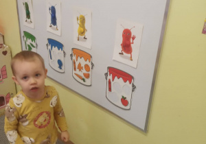 Chłopiec przy tablicy