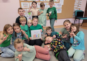 Wspólne zdjęcie dzieci.